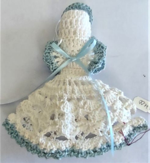 White Angel With Blue Accents - Especially For Ewe Too