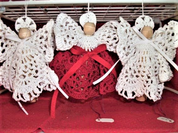 Old Fashioned Clothespin Angels - Especially For Ewe Too