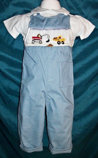 Dump Truck Romper, 9 month - Especially For Ewe Too
